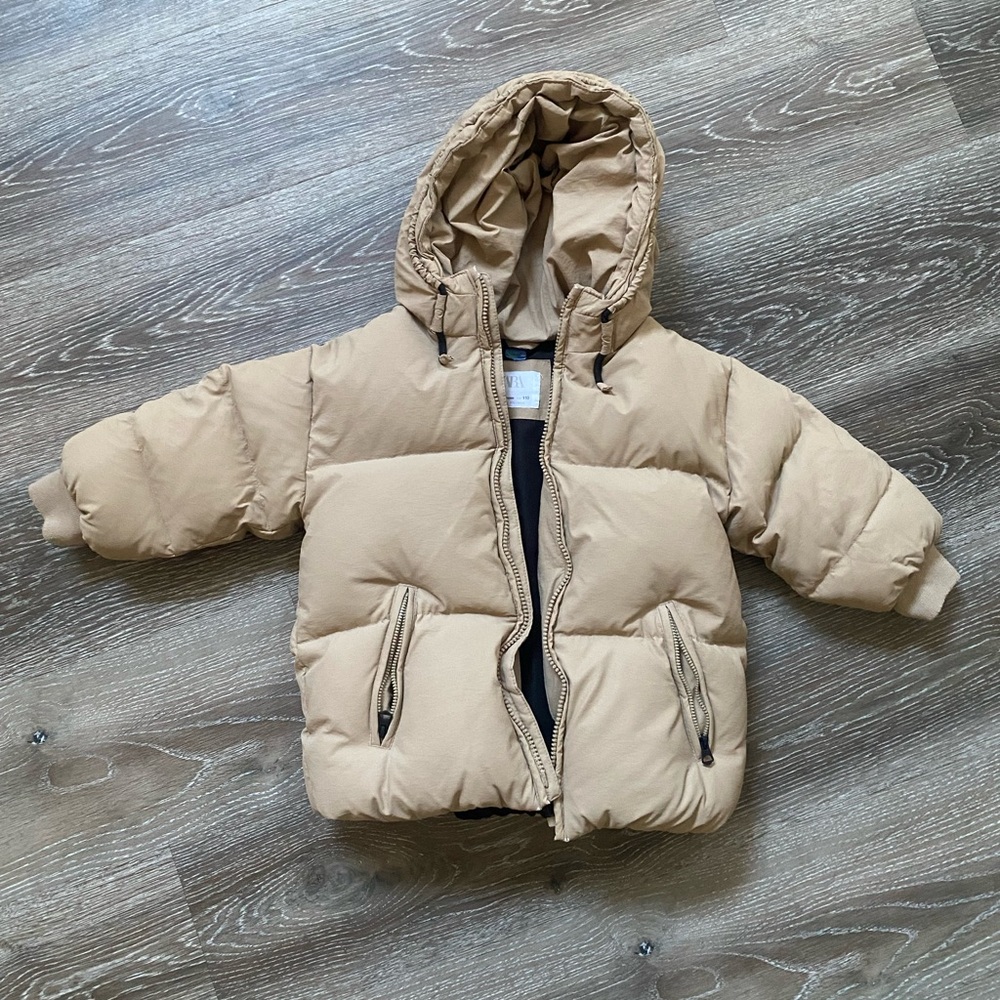 Zara Girls Puffer Jacket - 4-5T